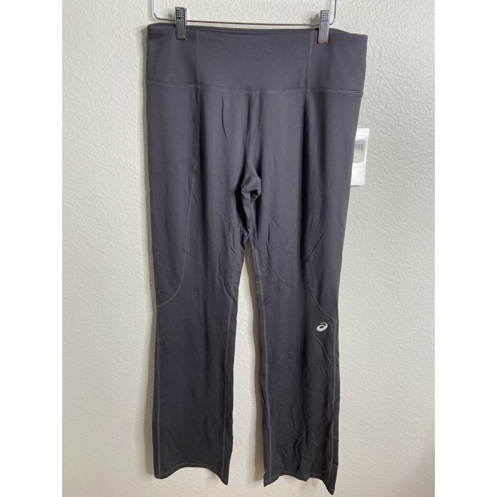 Asics Womens Gray DANA Pants - Activewear Elastic Waist - Size L New